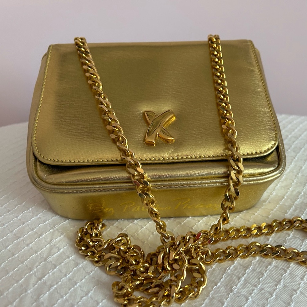 PALOMA PICASSO GOLD CROSS BODY BAG NWOT